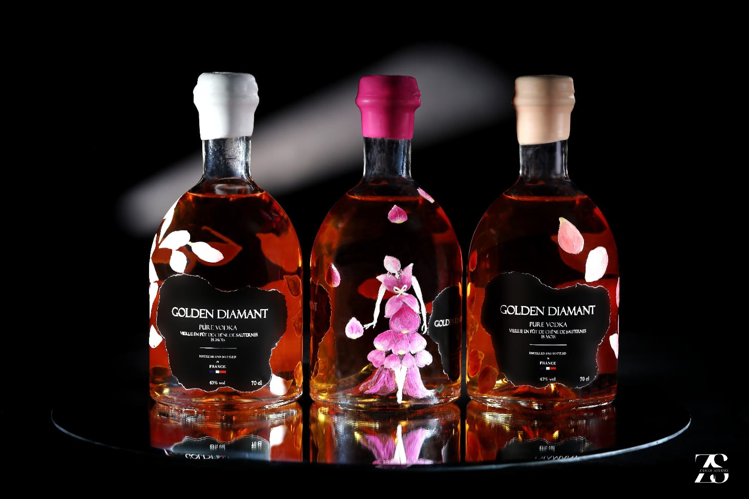 packshot golden diamant